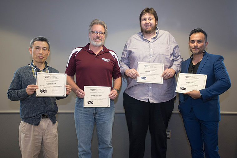 faculty research award recipients spring 2017