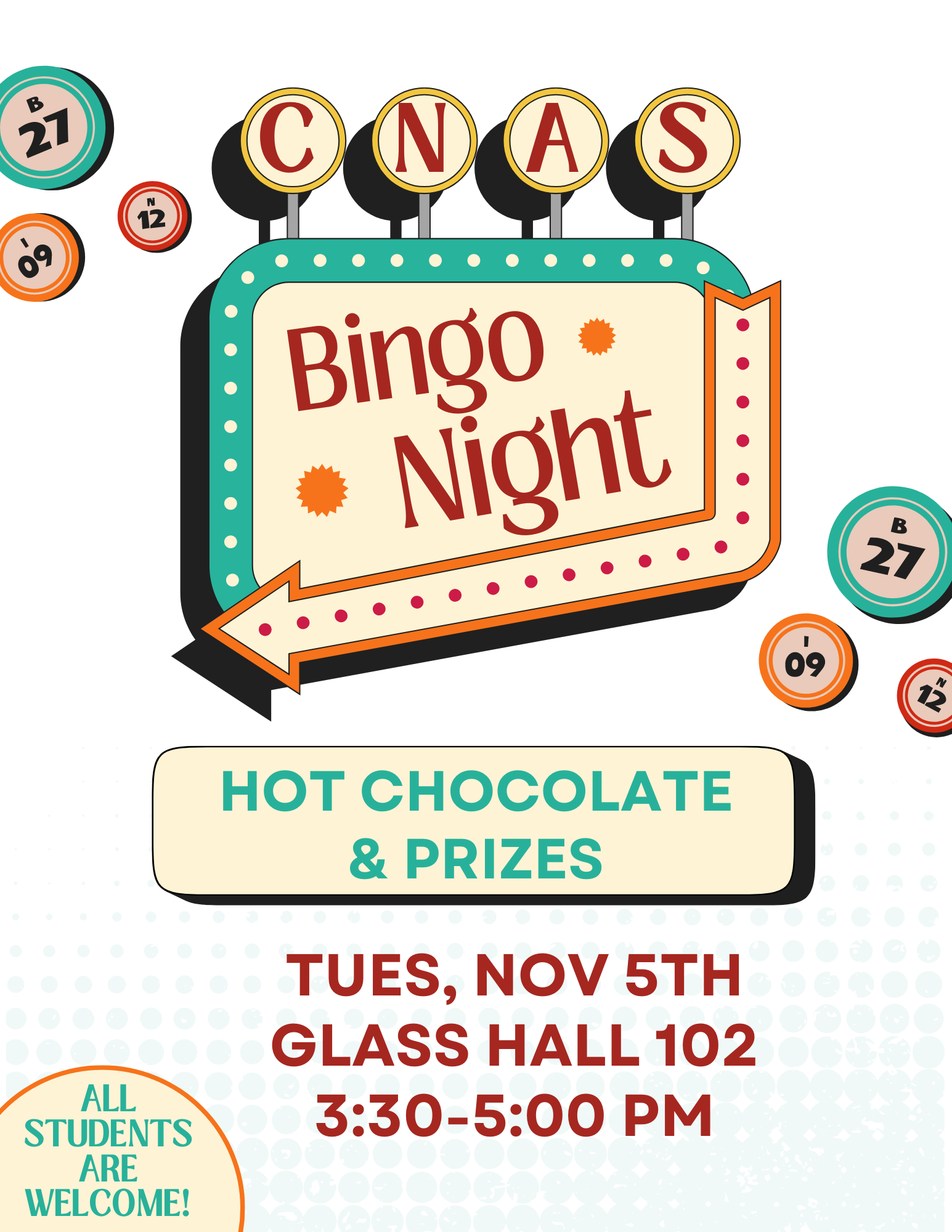 2024 CNAS Bingo Night