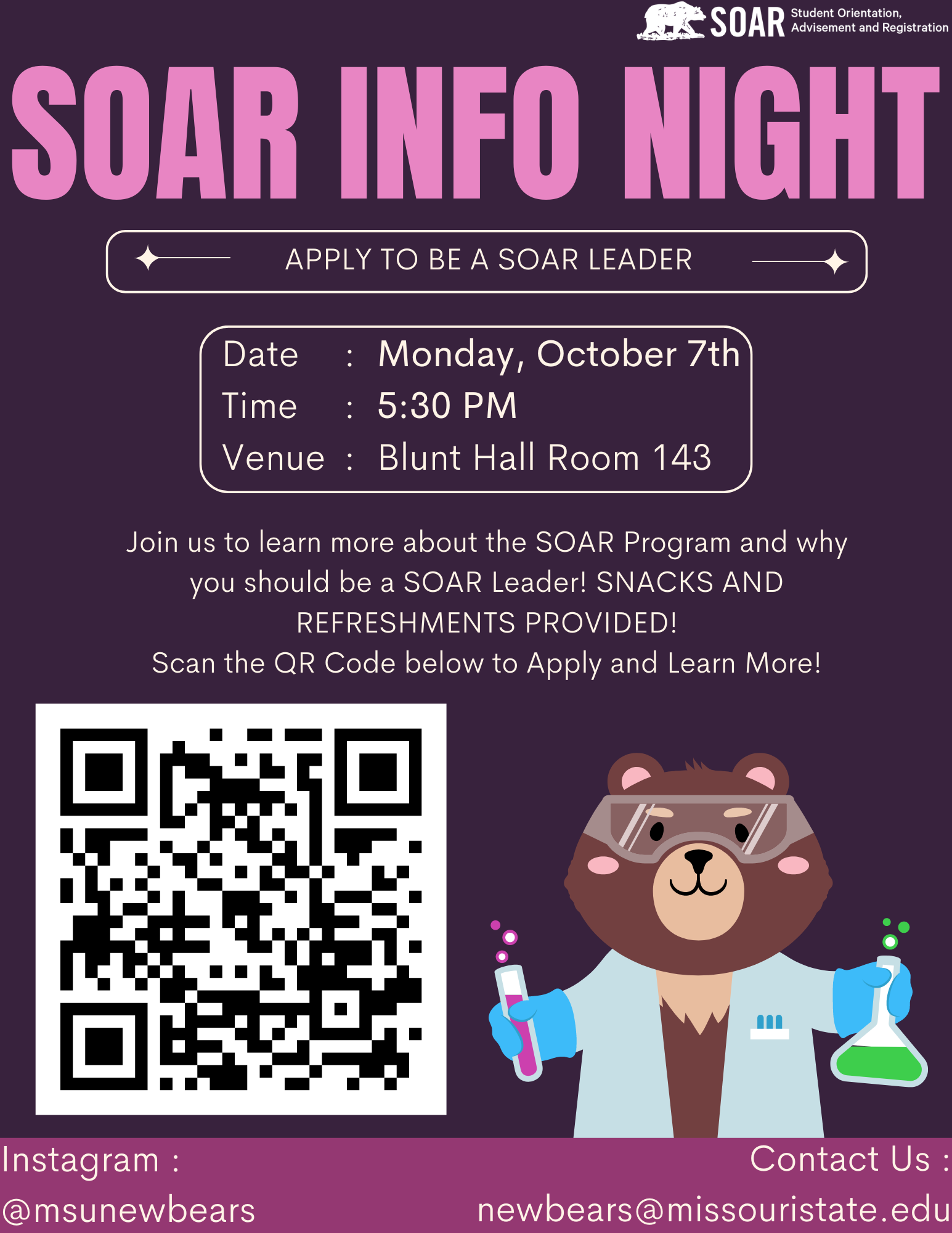 CNAS SOAR Leader Info Night