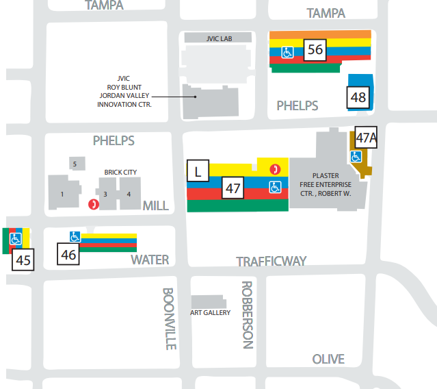 Parking lots near Plaster Free Enterprise Center